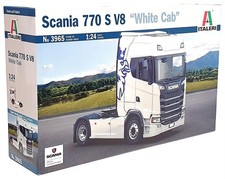 Italeri 1/24 Scale Unbuilt Kit 3965 - Scania 770 S V8 "White Cab" Truck
