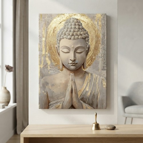 Elegant gold buddha - elegant, statue