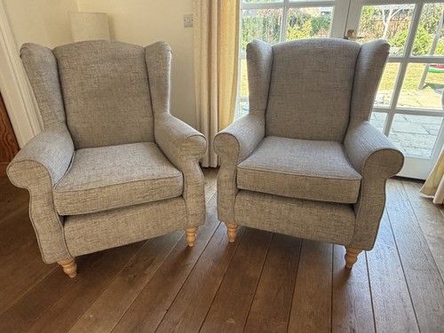 Two next sherlock armchairs - next,