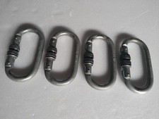 4 X CAMP Screw-Gate Carabiner
