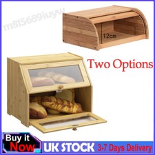 1/2 Tier Wooden Bread Bin Roll