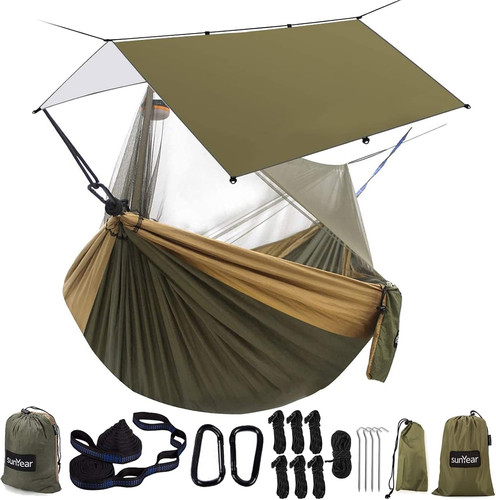 Portable double hammock - hammock, with