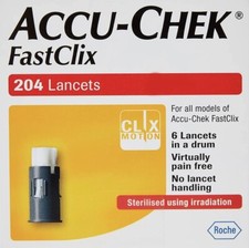 Accu Chek Fastclix 204 Lancets