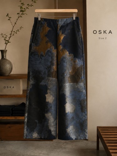 Oska navy mettalic - oska, abstract