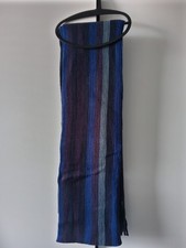 Men’s Blue Striped Scarf