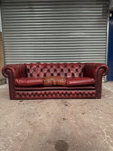 Vintage oxblood red leather - oxblood,