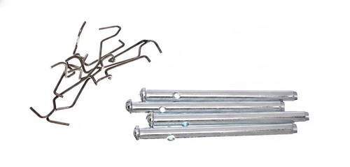 Brake pad fitting kit - pad, rear