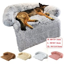 Dog Cat Pet Sofa Bed Fleece Luxury Soft Couch Protector Mat Removable Cover