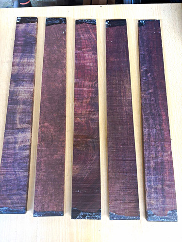 Indian rosewood figured finger - rosewood,
