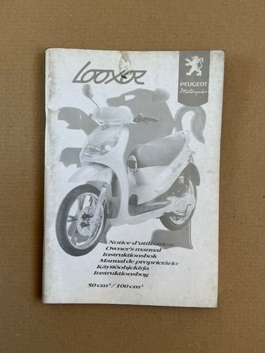 Genuine peugeot owners manual - genuine,
