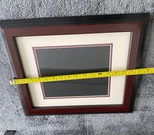 Stunning Wood Picture Frame Burgundy 17”X 14” Fits 9.5” X 7.5” Picture