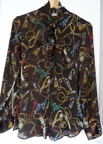 Zara brown chain - zara, print
