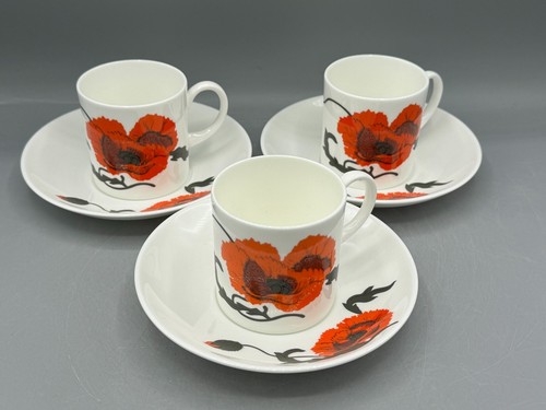 Wedgwood corn poppy coffee can - coffee,