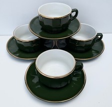 4 x  Apilco Bistro Green and