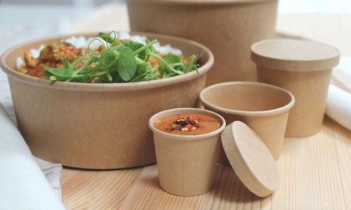 4oz kraft paper portion - kraft, pots