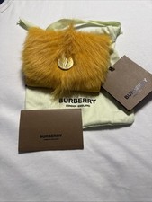 Burberry Orange Fuzzy Wallet