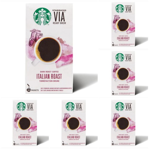 Brand new starbucks via - brand,