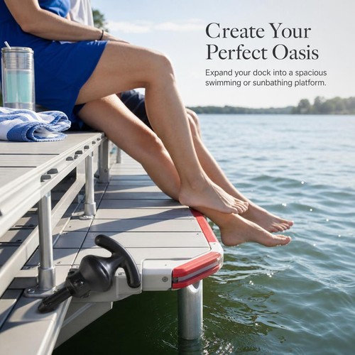 Floating dock and - dock,