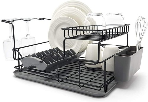 Tier dish drying rack - drying, with