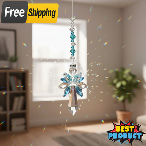 Rainbow guardian angel crystal - guardian,