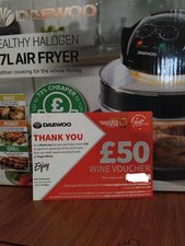 Daewoo 17L Healthy Halogen Air Fryer  Fast, Versatile & Energy Efficient Cooking
