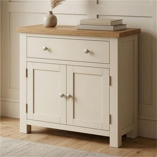 Painted ivory small sideboard - ivory,