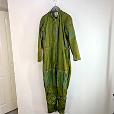 Rare Vintage Swedish Air Force Pilot Flight Suit Overalls OG Green 1993 size C52
