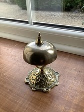 Antique Brass Hotel / Service Bell For Counter Reception