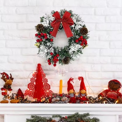 40cm christmas wreath w - christmas, w/