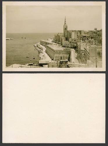 Malta old small real photo - malta,