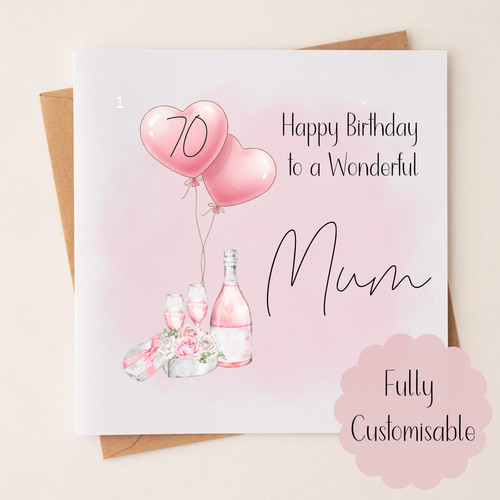 Female birthday card - female,