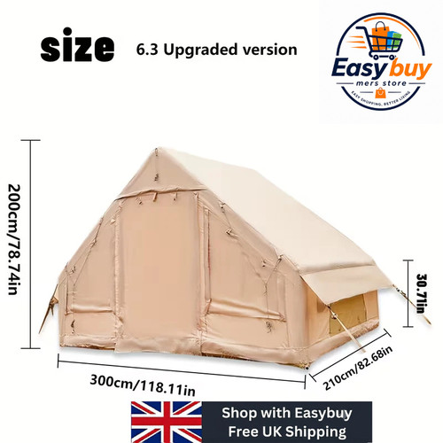 Inflatable camping tent - tent, with