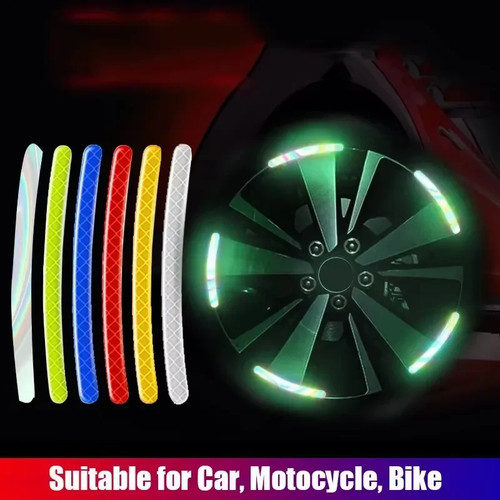 Reflective car wheel rim - wheel,