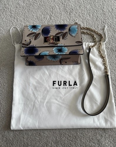 Furla leather floral - furla, beige