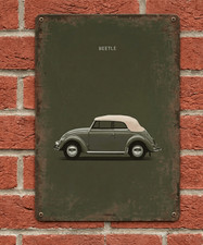 VW Beetle Convertible Retro