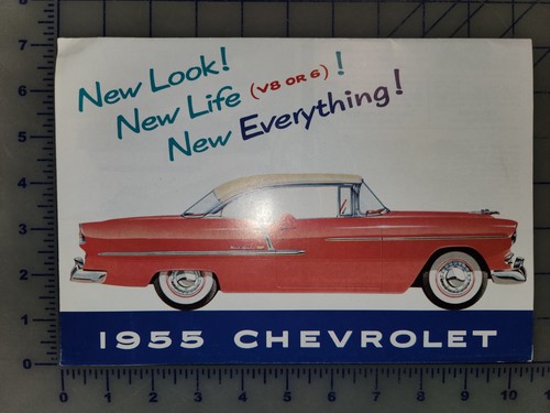 1955 chevrolet brochure folder - 1955,
