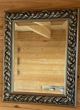 Vintage bevelled gilt gold