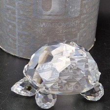 Swarovski 1977 Large Tortoise Turtle Crystal Retired Figurine 010037 7632 NR45