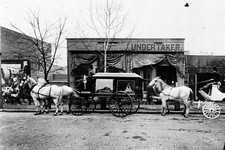 New 5x7 Photo: Funeral Hearse