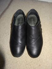 Padders ladies Black wedged heeled shoes UK size 7 (41) E
