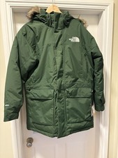 Brand New The North Face Men’s McMurdo Parka Jacket Pine Needle Size L RRP £450