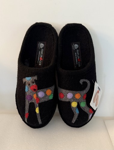 Haflinger jack black slippers - haflinger,