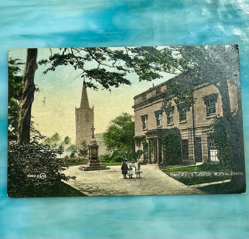 Topographical postcard town - topographical,