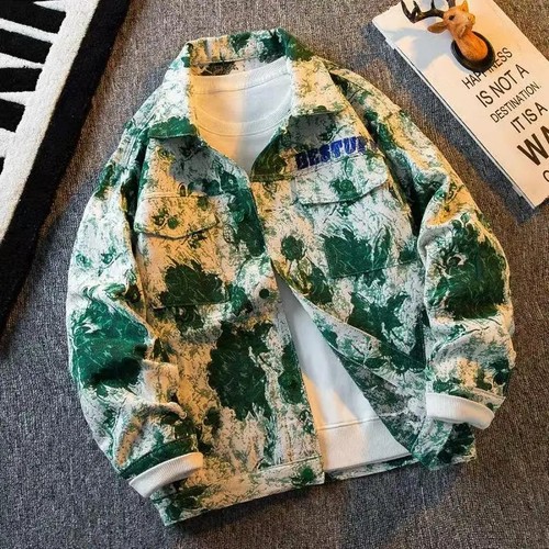 Luxury men denim jacket - denim,