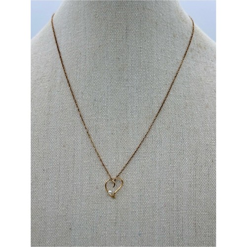Krementz gold overlay heart - gold,