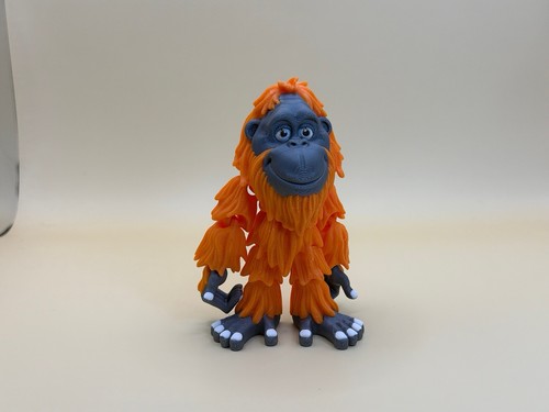 Printed orangutan monkey - 3d,