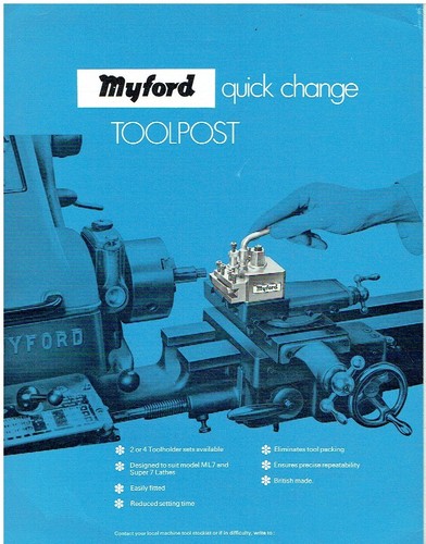 Myford ml7 super lathe - myford,