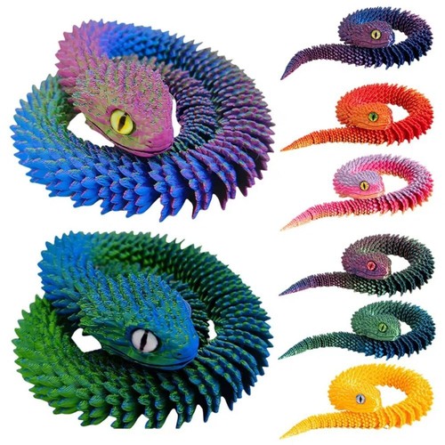 Articulated bush viper toy - articulated,