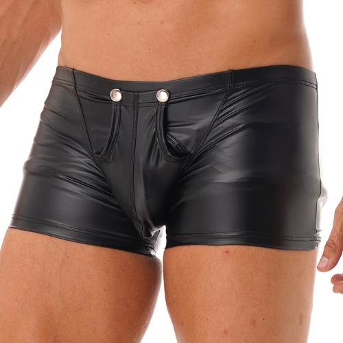 Mens wet look faux leather - mens,