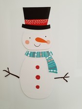 6Pieces Snowman Christmas Fridge Refrigerator Magnet Freezer Xmas Decoration 